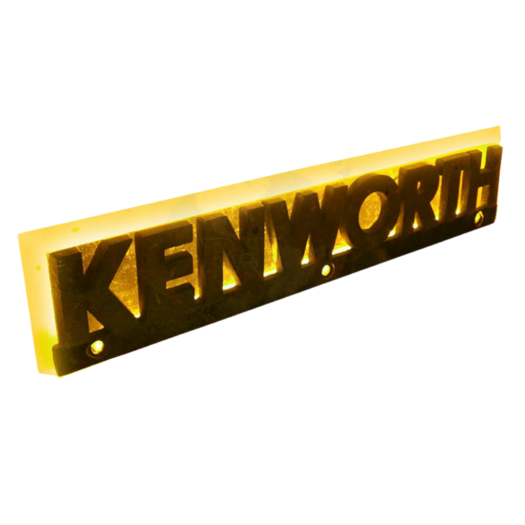 Base de letrero para Kenworth 24 LEDS AMBAR
