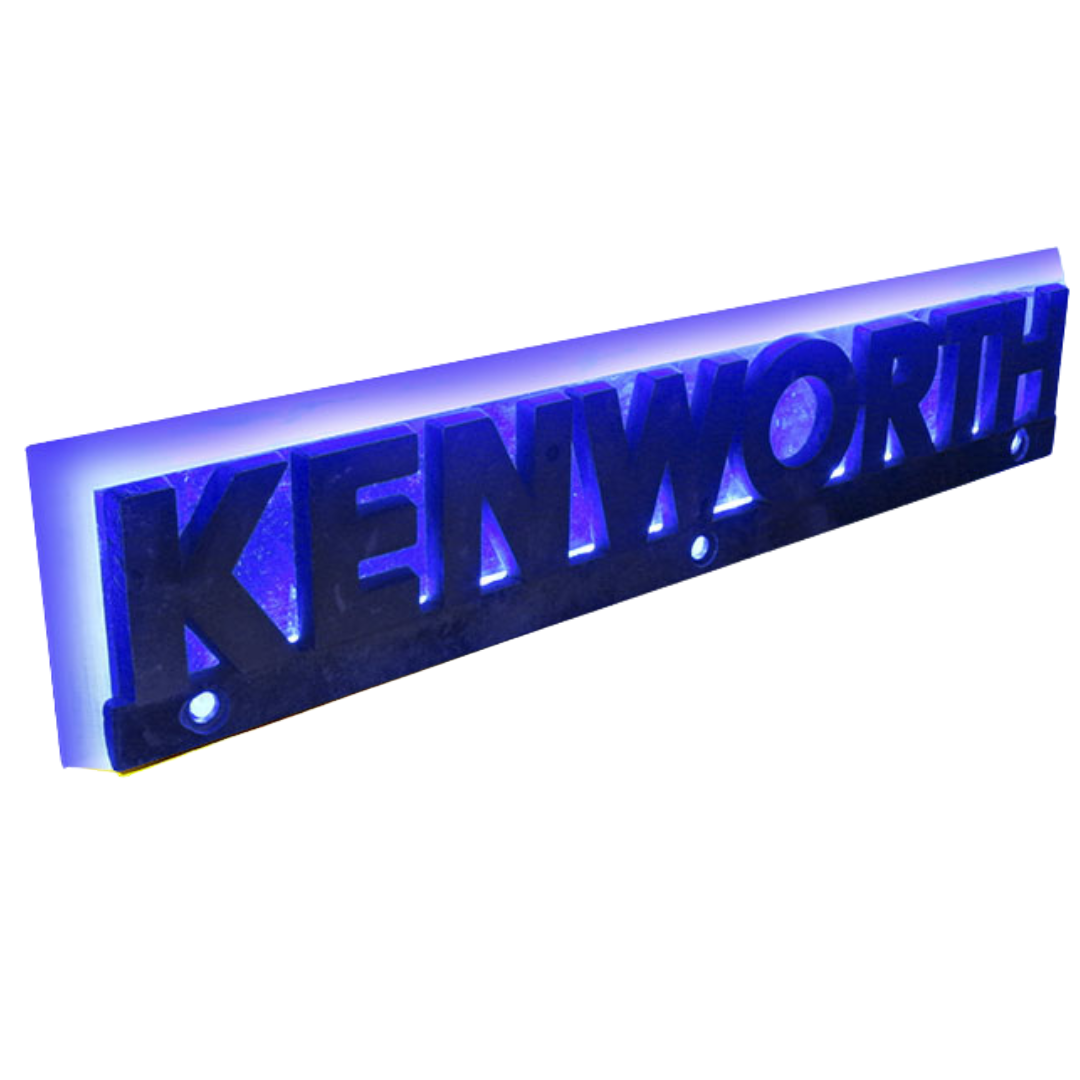 Base de letrero para Kenworth 24 LEDS AZUL