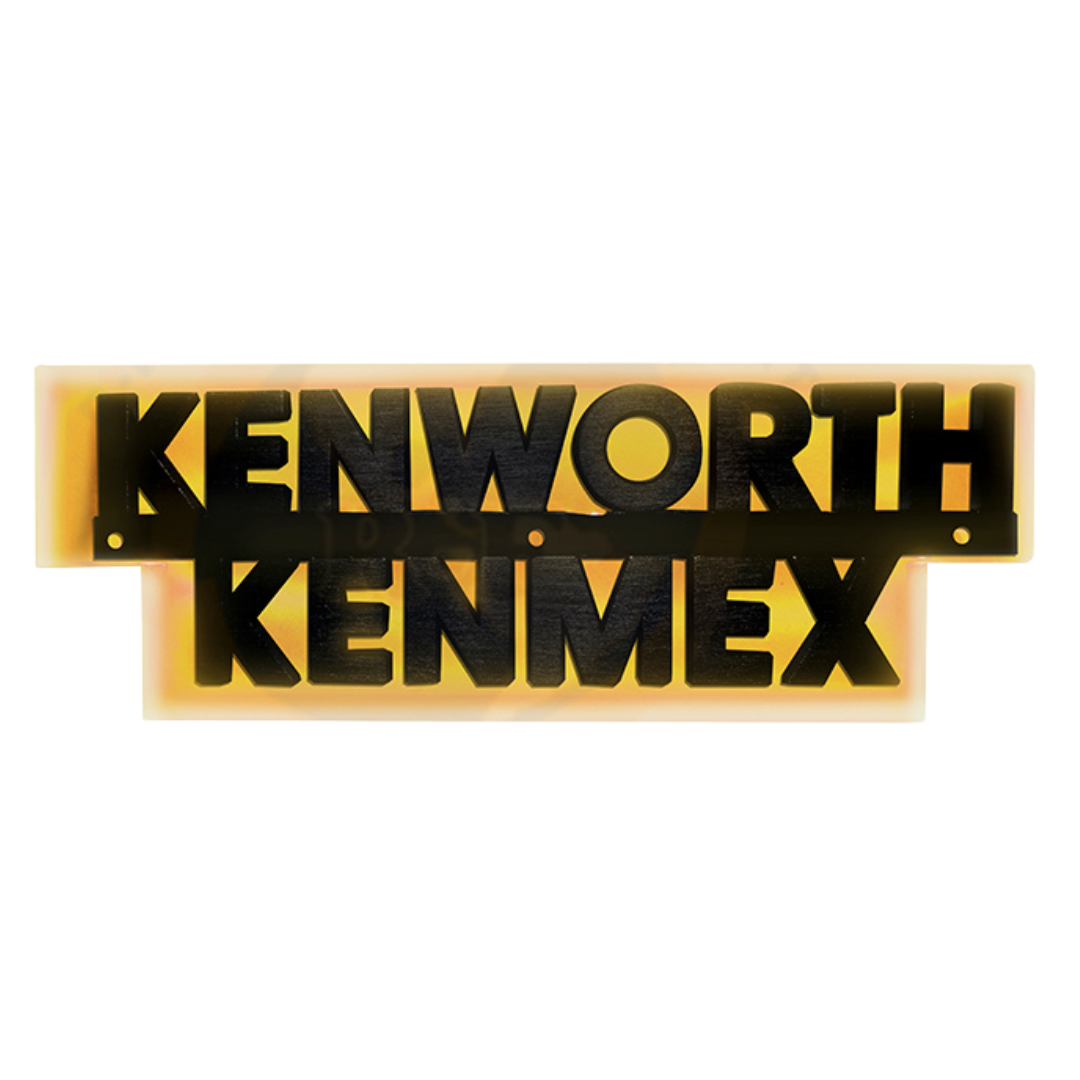 Base de letrero para Kenworth KENMEX 51 LEDS AMBAR