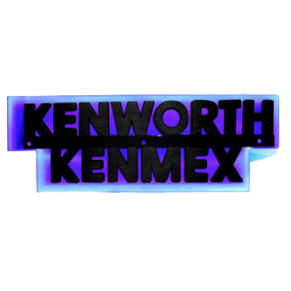 Base de letrero para Kenworth KENMEX 51 LEDS AZUL