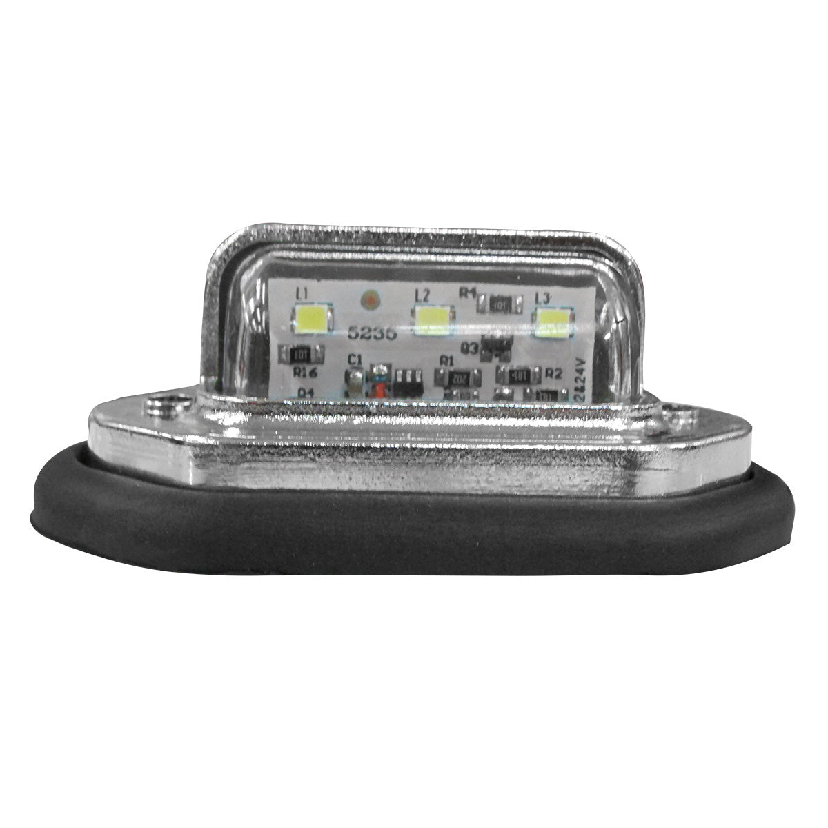 LUZ PARA PLACA ACERO-PLAST 3 LEDS BLANCO