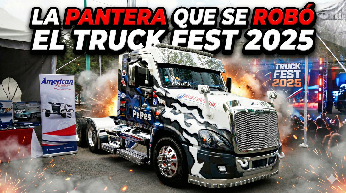 La Pantera de Pepe's Cold and Time: El Cascadia que paralizó el Truckfest Toluca 🐆🔥
