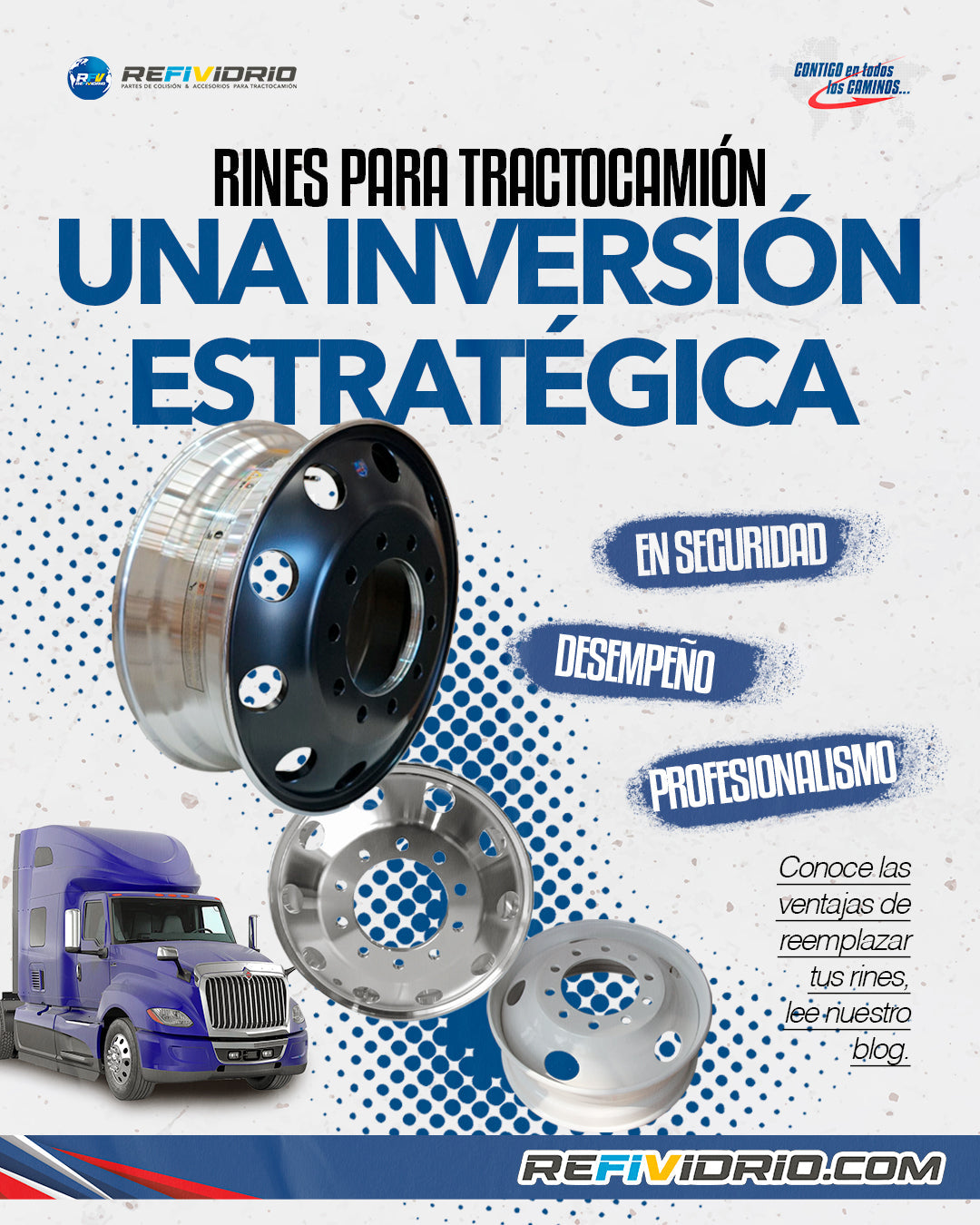 Rines para Tractocamión: Una Inversión Estratégica en Seguridad, Desempeño y Profesionalismo