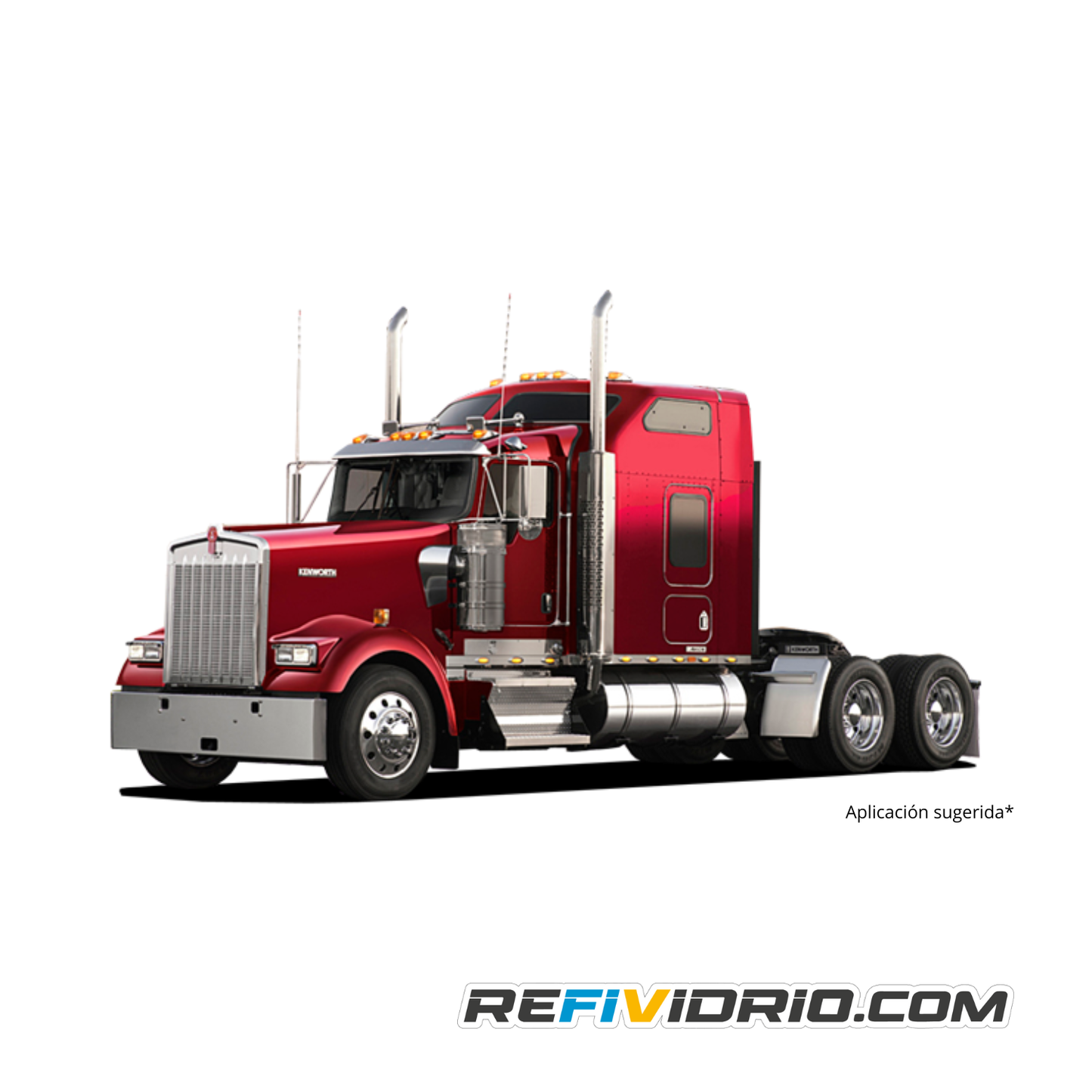 DEFENSA PARA KENWORTH W-900 "B" L C/ESPACIO PARA NEBLINERO 16" 3/16