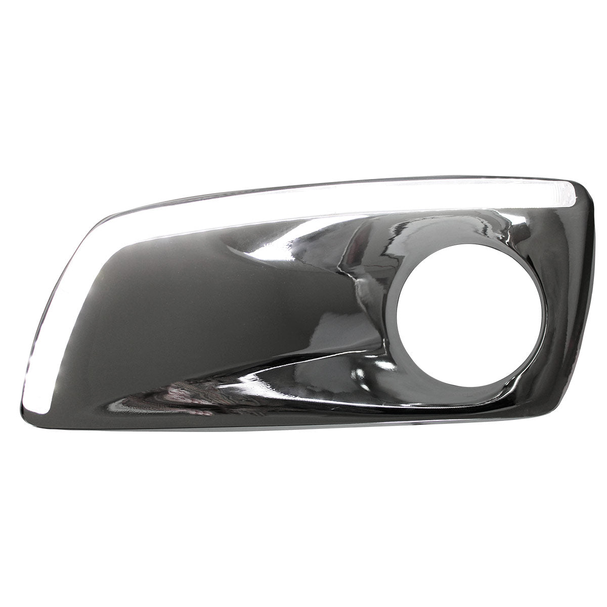 BISEL IZQUIERDO CROMADO C/LED BLANCO P/KENWORTH T-660