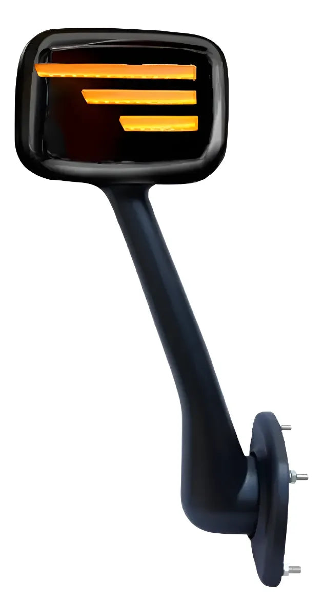 ESPEJO DE COFRE PARA FREIGHTLINER  CASCADIA 125 CON LED NEGRO DER.
