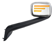 ESPEJO DE COFRE CON LED PARA FREIGTHLINER CASCADIA 126 CROMO IZQ