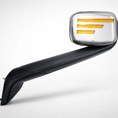 ESPEJO DE COFRE CON LED PARA FREIGTHLINER CASCADIA 126 CROMO IZQ