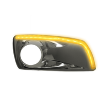 BISEL DERECHO CROMADO C/LED AMBAR P/KENWORTH T-660