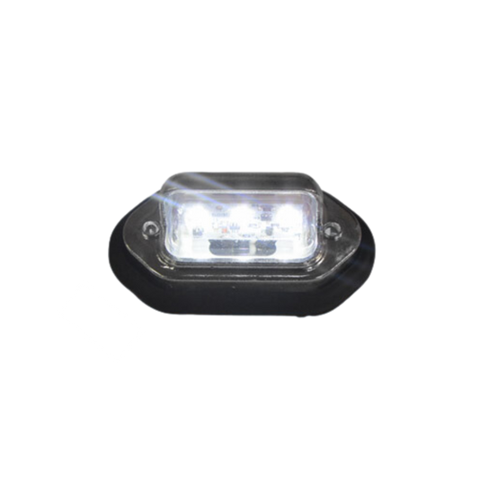 LUZ PARA PLACA AC-PLAST 3 LEDS BCO