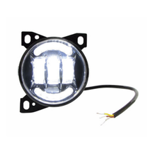 FARO DE DEFENSA NEBLINERO PARA KENWORTH T-660 LUZ LED OJO DE ANGEL FONDO CROM LADO DER