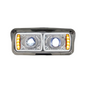 PORTAUNIDAD PARA KENWORTH  T-800  LUZ LED OJO DE ANGEL FONDO CROM IZQ