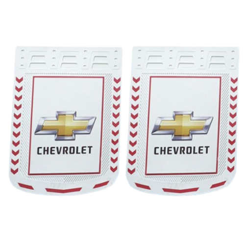 LODERA DE HULE CON RELIEVE P/CHEVROLET 24 X 30 BLANCO