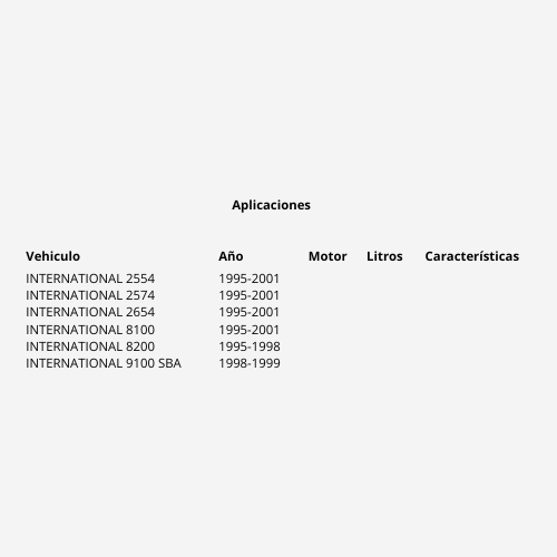 DEPOSITO DE ANTICONGELANTE PARA INTERNATIONAL 8100 1995-2001