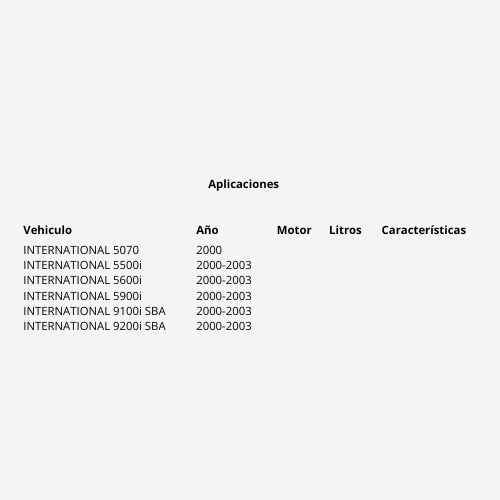 DEPOSITO DE ANTICONGELANTE C/BASE PARA INTERNATIONAL 5500i 2000-2003 AC