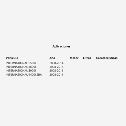 DEPOSITO DE ANTICONGELANTE PARA INTERNATIONAL 5600I 2008-2016 PLAST