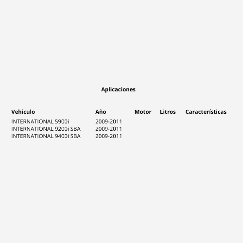 DEPOSITO DE ANTICONGELANTE PARA INTERNATIONAL 5600I 2009-2011 PLAST