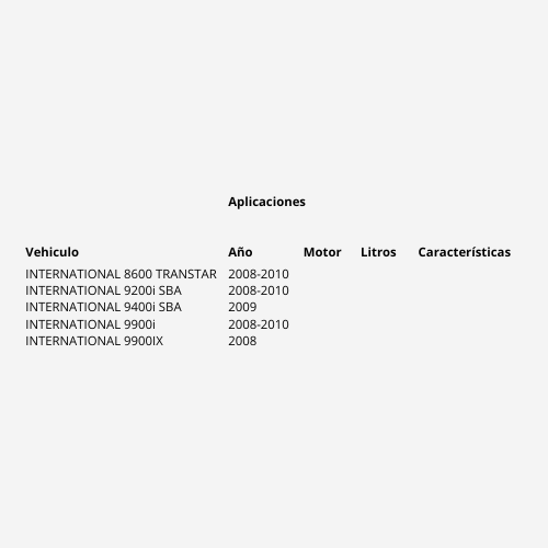 DEPOSITO DE ANTICONGELANTE PARA INTERNATIONAL 8600 TRANSTAR 2008-2010