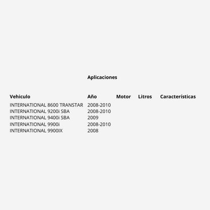 DEPOSITO DE ANTICONGELANTE PARA INTERNATIONAL 8600 TRANSTAR 2008-2010