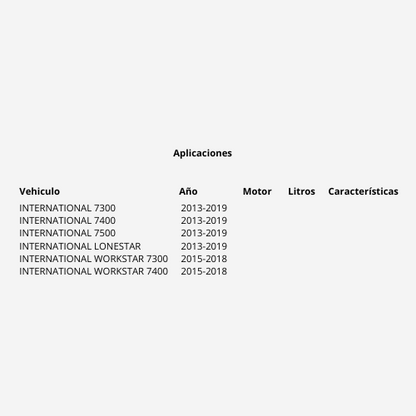 DEPOSITO DE ANTICONGELANTE P/INTERNATIONAL 7300-7500 2013-2019