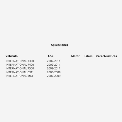 DEPOSITO DE ANTICONGELANTE P/INTERNATIONAL 7300 Y 7400 2001-2011