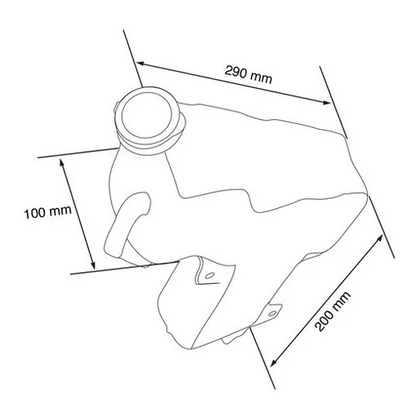 DEPOSITO DE ANTICONGELANTE PARA ISUZU NPR