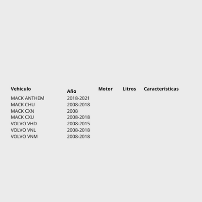 DEPOSITO DE ANTICONGELANTE PARA VOLVO VNL 2DA GENERACIÓN  2008-2018