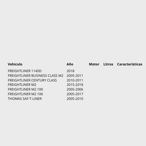 DEPOSITO DE ANTICONGELANTE P/FREIGHTLINER M2 106 2005-2017