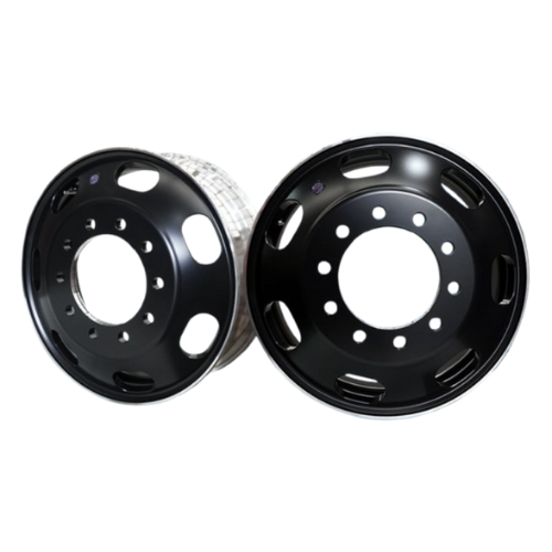 RIN DE ALUMINIO 7 OVALOS 24.5x8.25 UNIMOUNT 8000 LB MAQUINADO NEGRO