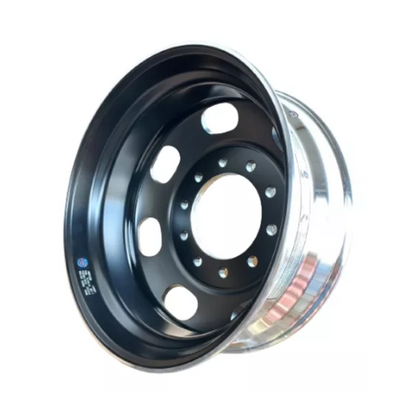 RIN DE ALUMINIO 7 OVALOS 24.5x8.25 UNIMOUNT 8000 LB MAQUINADO NEGRO