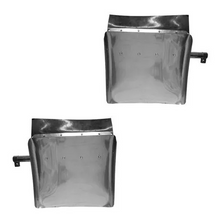 PAR DE SOQUETERAS P/KENWORTH MODERNO DE TUBO C/PEST AC INOX