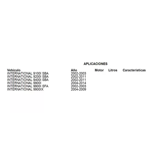 PALANCA DE CAMBIO DE LUCES, DIRECC Y LIMPIAPARABRISAS P/INTERNATIONAL 9200 9200I 9400