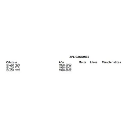 CHICOTE DE CAMBIO DE TRANSMISION AUTOMATICA PARA ISUZU FDR/FTR/FVR 1998-2002