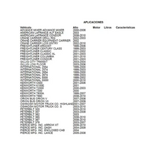 KIT DE JUNTAS PARA INYECTORES DE COMBUSTIBLE PARA FREIGHTLINER COLUMBIA 1999-2010