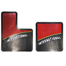 TAPETE DE CAMION PARA INTERNATIONAL PILOTO/COPILOTO ROJO