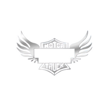 ADORNO PARA EMBLEMA PARA KENWORTH  ACERO INOX "MOTOR TRUCK 15.5 X 27.5" (PAR)