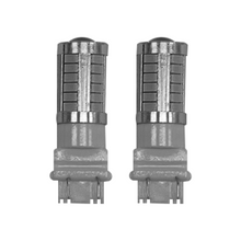 FOCO 3157 LED 1 POLO C/LUPA LUZ FIJA Y ESTROBO AZUL (PAR)