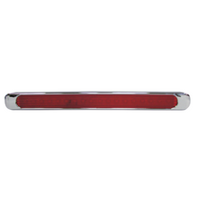 TIRA 18 LEDS CUARTO Y DIRECCIONAL BASE CROMADA MICA/LED ROJO
