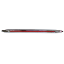 TIRA 24 LEDS BASE CROMADA ALTA/BAJA 17"  MICA/LED ROJA