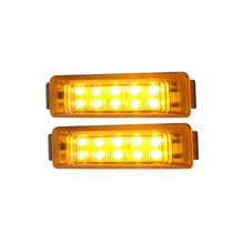 PLAFON S-19 10 LED ALTA/BAJA Y ESTROBO AMBAR (PAR)