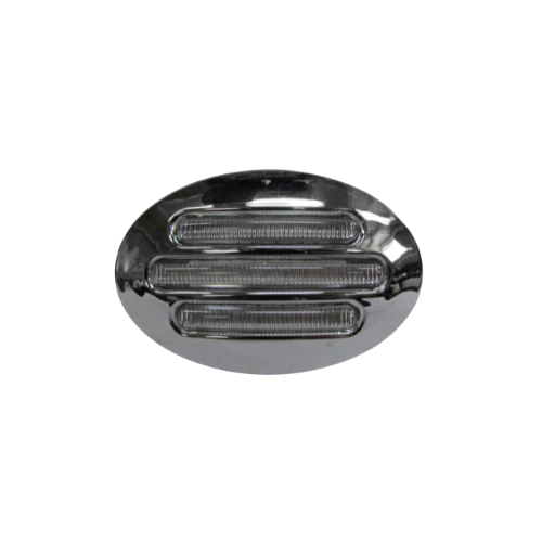 PLAFON DUAL 13 LEDS OVAL AMBAR/ROJO