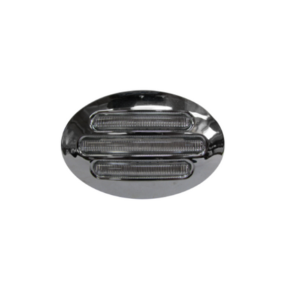 PLAFON DUAL 13 LEDS OVAL AMBAR/ROJO