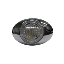 PLAFON 2 LEDS ROJO OVAL MICA CRISTAL/TRANSP