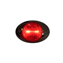 PLAFON 2 LEDS ROJO OVAL MICA ROJA