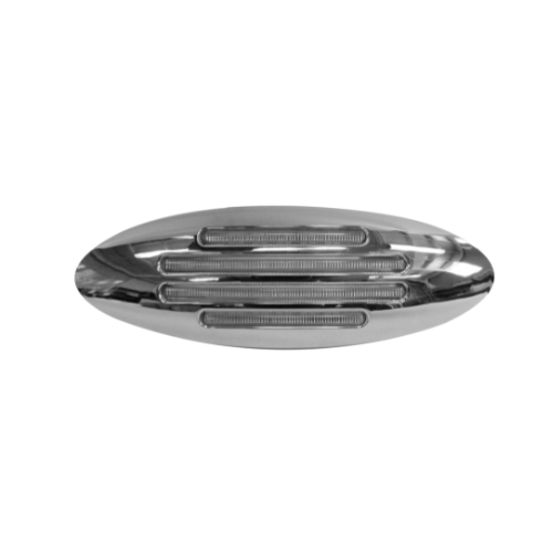 PLAFON DUAL 28 LEDS OVAL ROJO/AZUL