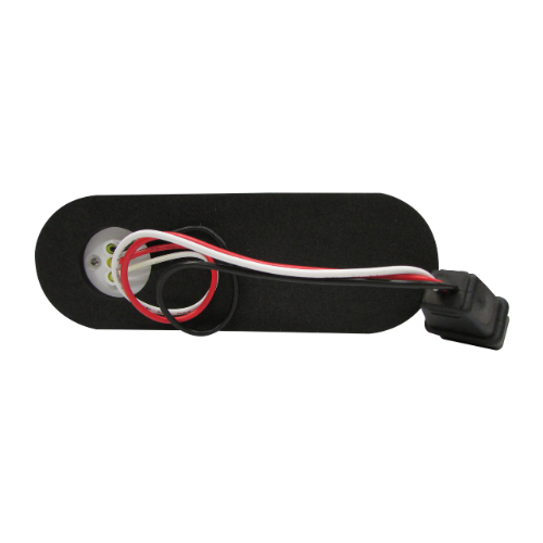 PLAFON 52 LEDS ROJO ALTA/BAJA OVAL MICA CRIST/TRANSP