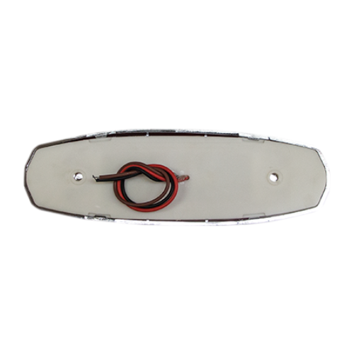PLAFON T/PETER 10 LEDS CUARTO ESTROBO BASE CROM OVAL ROJO