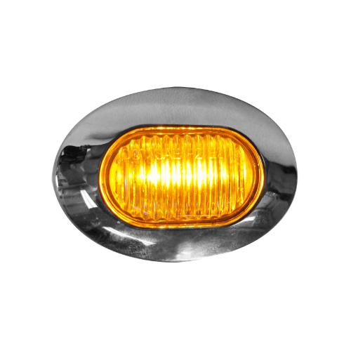 PLAFON DUAL 2 LEDS MINI OVAL AMBAR/BLANCO