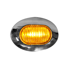 PLAFON DUAL 2 LEDS MINI OVAL AMBAR/BLANCO