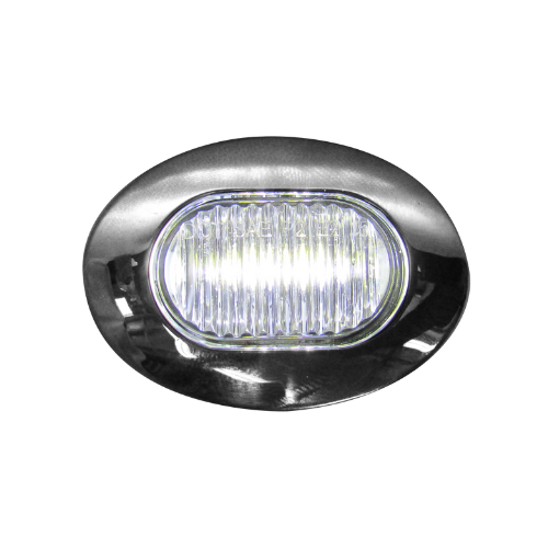 PLAFON DUAL 2 LEDS MINI OVAL AMBAR/BLANCO